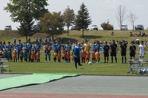 北海道十勝スカイアース2023シーズンホーム戦始球式の様子 その2