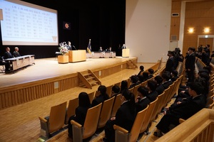 幕別清陵高等学校入学式の様子 その1