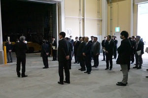 糠内加工用馬鈴しょ集出荷貯蔵施設の竣工式の様子 その2