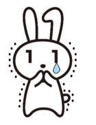 マイナちゃんが悲しんでいる画像