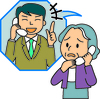 電話勧誘のイメージイラスト